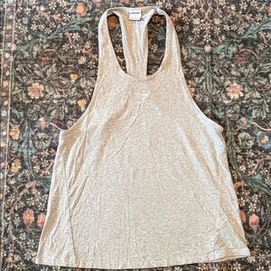 Gymshark Gray Racerback Tank Top